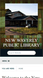 Mobile Screenshot of newwaverlypubliclibrary.org